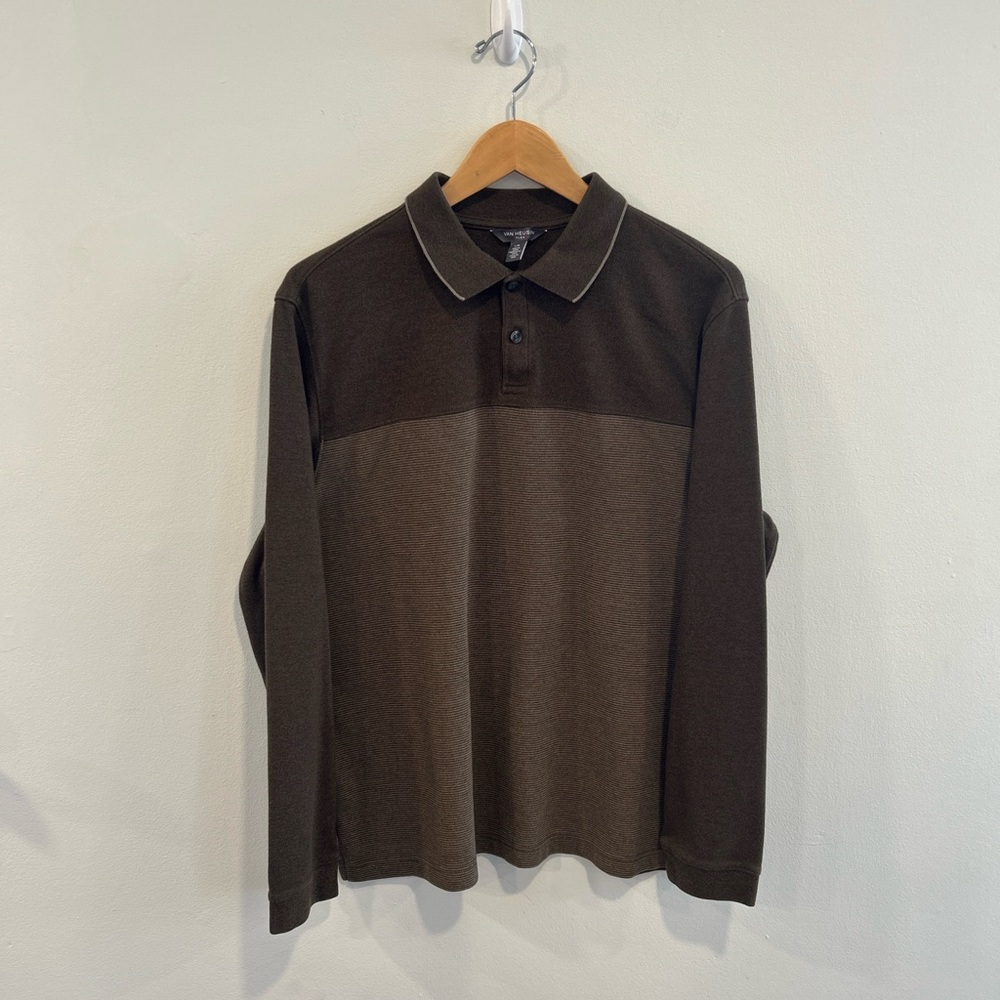 Van Heusen Long Sleeve Polo